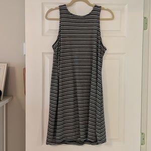 Mossimo Flowy Comfy Stretchy Midi Stripe Dress